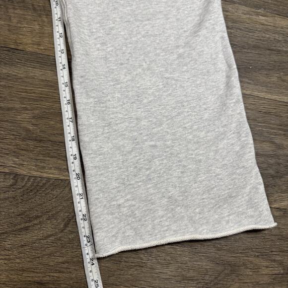 Frank & Eileen Catherine Favorite Sweatpants Size Medium Gray Crop Raw Hem - Picture 5 of 14
